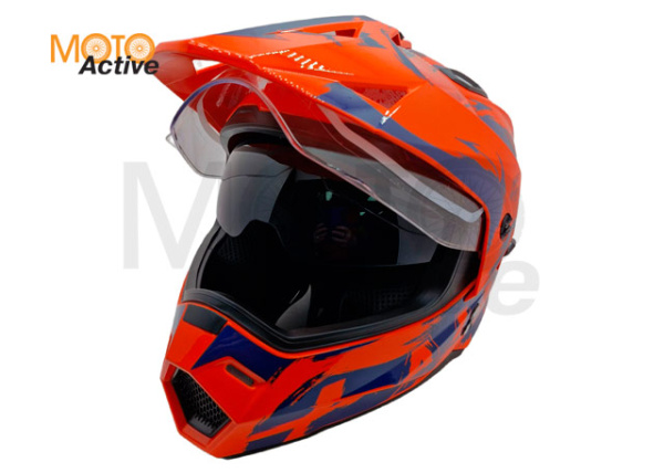 Шлем детский AiM JK802Y Orange/Blue